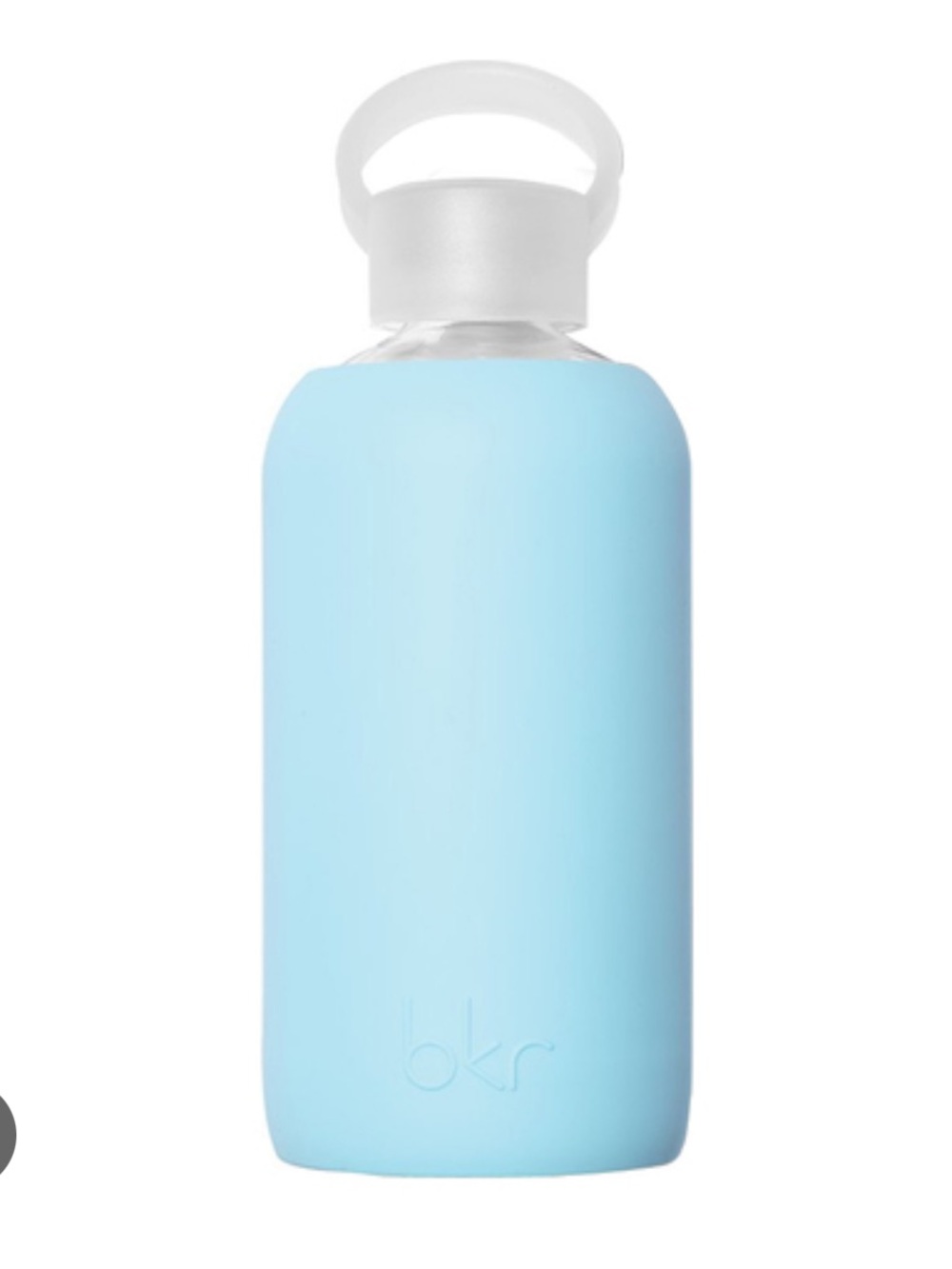 BKR Glass Water Bottle - 500ml Blue